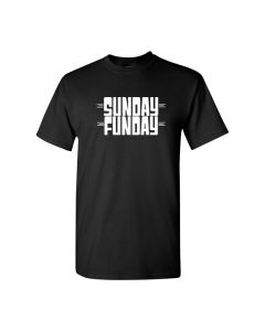 Sunday Funday Mens T-Shirts-Black-2X-Large