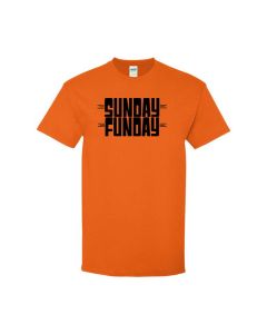 Sunday Funday Mens T-Shirts-Orange-Large