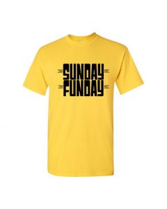 Sunday Funday Youth T-Shirts-Yellow-Youth Large / 14-16