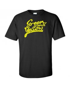 Green And Yellow Packers Youth T-Shirt-Black-Youth Large