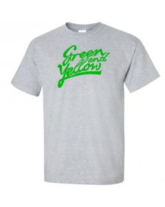 Green And Yellow Packers Youth T-Shirt-Gray-Youth Large
