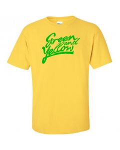 Green And Yellow Packers Youth T-Shirt-Yellow-Youth Large
