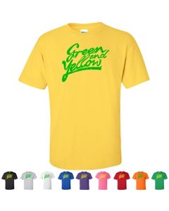 Green And Yellow Graphic T-Shirt