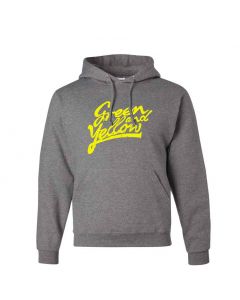 Green And Yellow Graphic Clothing - Hoody - Gray