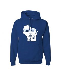 Never Forget Brent Graphic Clothing - Hoody - Blue