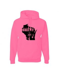 Never Forget Brent Graphic Clothing - Hoody - Pink 