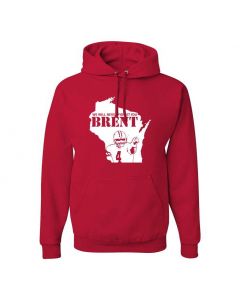 Never Forget Brent Graphic Clothing - Hoody - Red