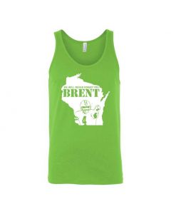 Never Forget Brent Graphic Clothing - Men's Tank Top - Green