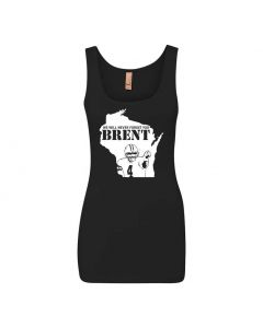 Never Forget Brent Graphic Clothing - Women's Tank Top - Black