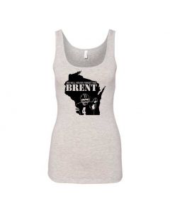 Never Forget Brent Graphic Clothing - Women's Tank Top - Gray