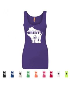 Never Forget Brent Graphic Women's Tank Top