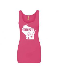 Never Forget Brent Graphic Clothing - Women's Tank Top - Pink