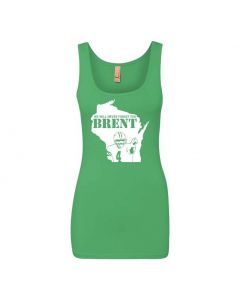 Never Forget Brent Graphic Clothing - Women's Tank Top - Green