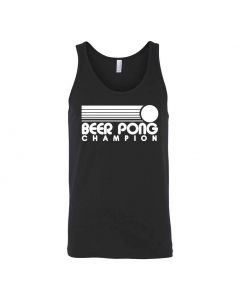 Beer Pong Champion Graphic Clothing - Men's Tank Top - Black