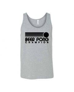 Beer Pong Champion Graphic Clothing - Men's Tank Top - Gray
