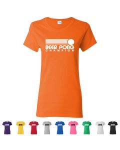 Beer Pong Champion Womens T-Shirts