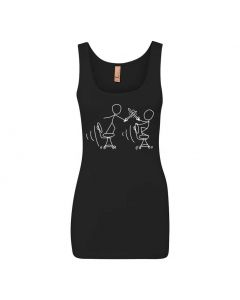 Compiling Fight Graphic Clothing - Women's Tank Top - Black