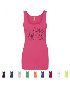 Compiling Fight Graphic Womens Tank Top