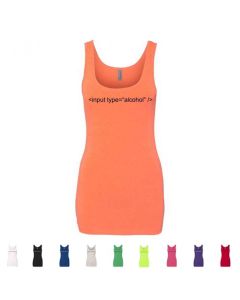 Input Alcohol Graphic Womens Tank Top