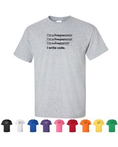 I Write Code Graphic T-Shirt