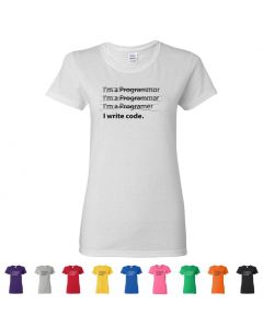 I Write Code Womens T-Shirts