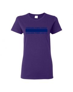 Sometimes There's Justice, Sometimes There's Just Us Womens T-Shirts-Purple-Womens Large