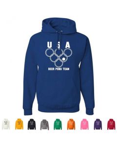 USA Beer Pong Team Graphic Hoody
