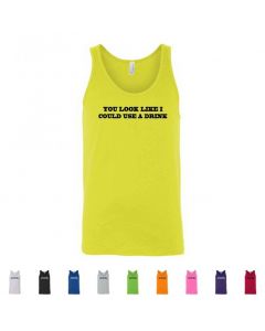 You Look Like I Could Use A Drink Graphic Men's Tank Top