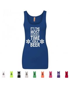 Its The Most Wonderful Time For A Beer Graphic Womens Tank Top