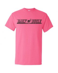 Daily Bugle -Spiderman Movie Graphic Clothing - T-Shirt - Pink