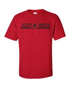 Daily Bugle -Spiderman Movie Graphic Clothing - T-Shirt - Red