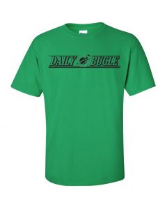 Daily Bugle -Spiderman Movie Graphic Clothing - T-Shirt - Green