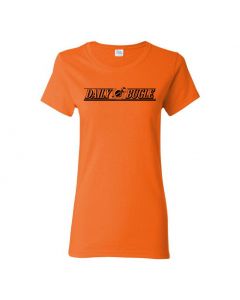 Daily Bugle - Spiderman Womens T-Shirts-Orange-Womens Large