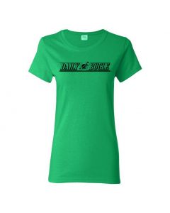 Daily Bugle - Spiderman Womens T-Shirts-Green-Womens Large