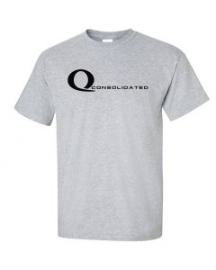 Queen Consolidated -Arrow TV Series Graphic Clothing - T-Shirt - Gray