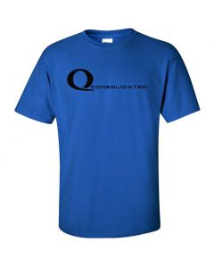 Queen Consolidated -Arrow TV Series Graphic Clothing - T-Shirt - Blue