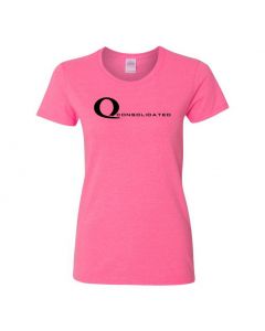 Queen Consolidated Arrow TV Series Womens T-Shirts-Pink-Womens Large