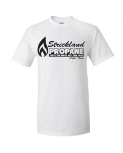 Strickland Propane -Kind Of The Hill TV Series Graphic Clothing - T-Shirt - White