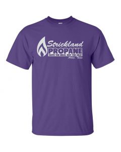 Strickland Propane -Kind Of The Hill TV Series Graphic Clothing - T-Shirt - Purple