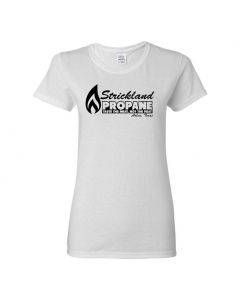 Strickland Propane King Of The Hill Womens T-Shirts-White-Womens Large