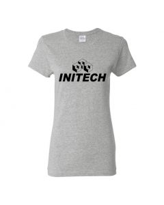 Initech - Office Space Movie Womens T-Shirts-Gray-Womens Large