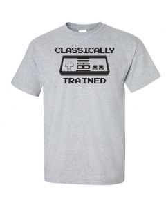 Classically Trained Nintendo Youth T-Shirt-Gray-Youth Large