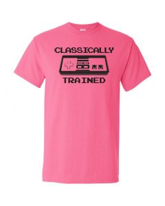 Classically Trained Nintendo Youth T-Shirt-Pink-Youth Large