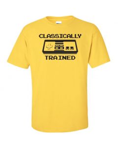 Classically Trained Nintendo Youth T-Shirt-Yellow-Youth Large
