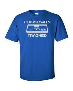 Classically Trained Nintendo Youth T-Shirt-Blue-Youth Large