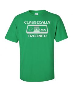 Classically Trained Nintendo Youth T-Shirt-Green-Youth Large