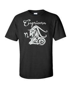 Capricorn Horoscope Youth T-Shirt-Black-Youth Large