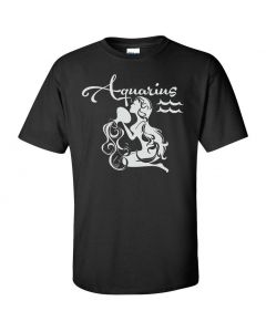 Aquarius Horoscope Graphic Clothing - T-Shirt - Black