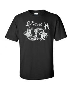 Pisces Horoscope Graphic Clothing - T-Shirt - Black