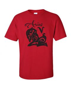 Aries Horoscope Youth T-Shirt-Red-Youth Large